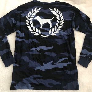 ❌🚫SOLD🚫❌PINK Victoria’s Secret Camo Long-Sleeve